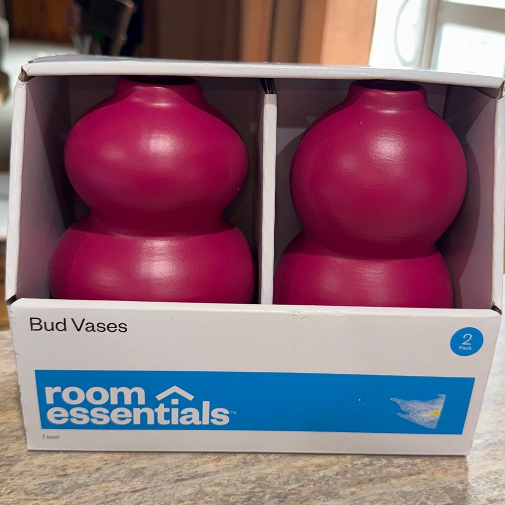 Room Essentials Fuchsia Bud Vases